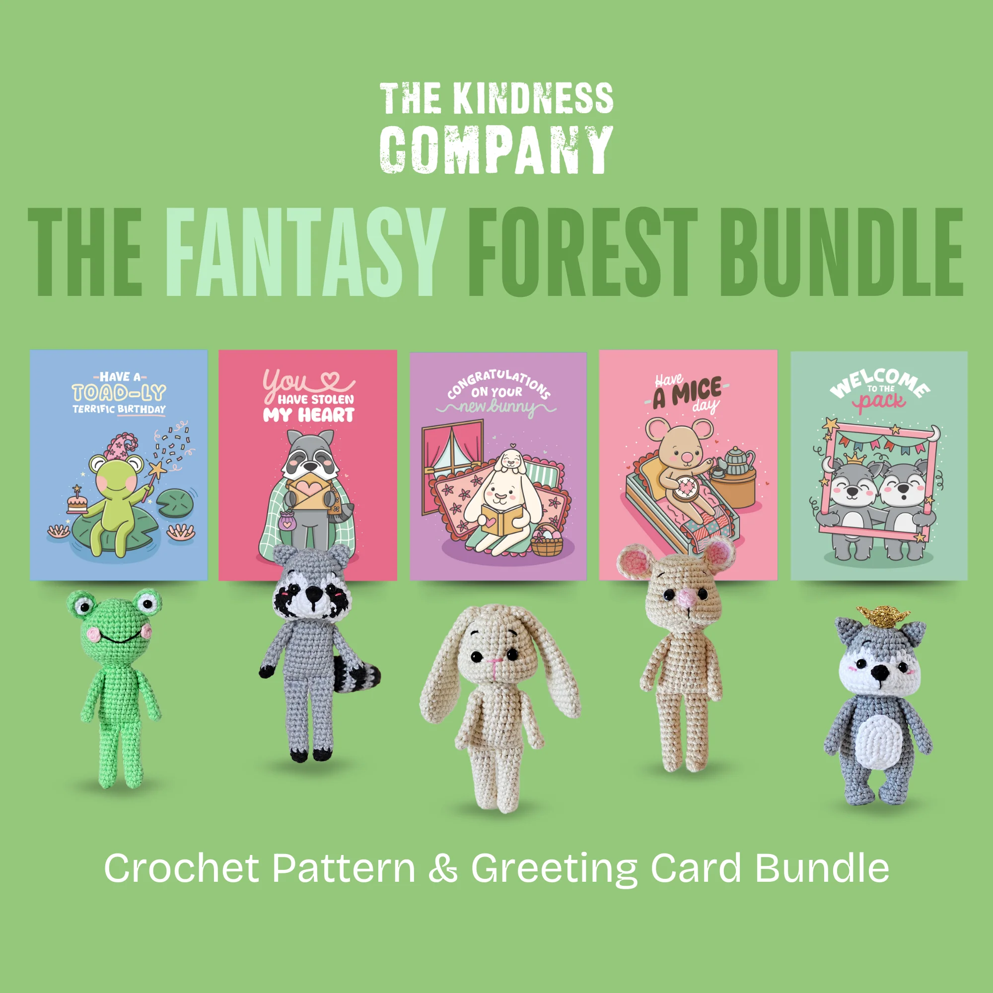 Bunny Crochet Pattern & Matching Card: "Congratulations On Your New Bunny" - Image 10
