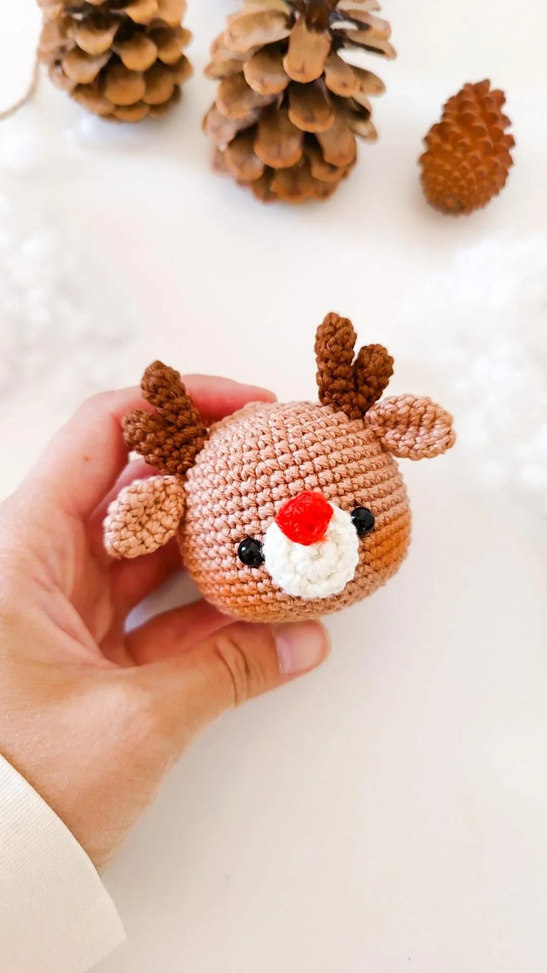 Holiday Crochet Pattern Ornament Collection: Mrs. Claus, Santa Claus, Comet the Reindeer, Tinsel Toe the Elf - Image 8