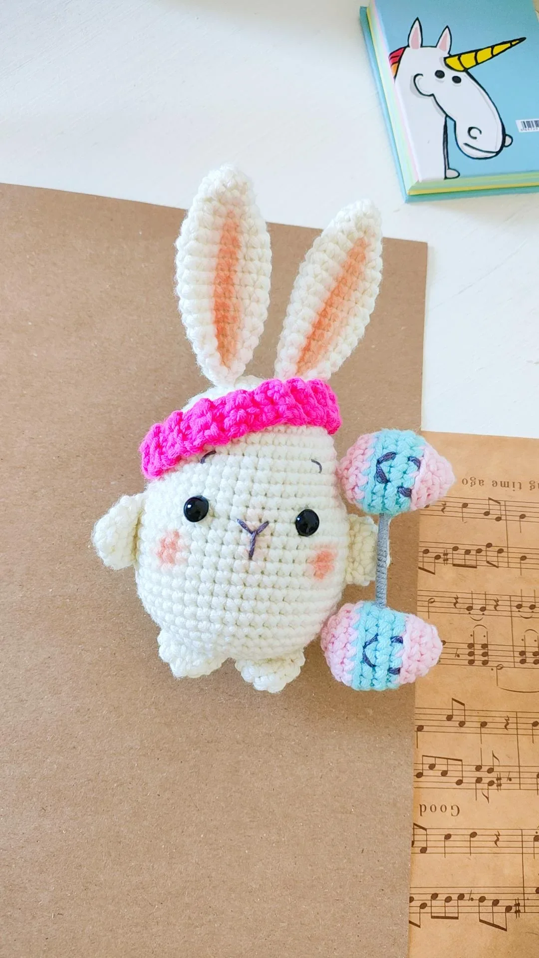 Barbell Bunny Crochet Pattern - Image 4