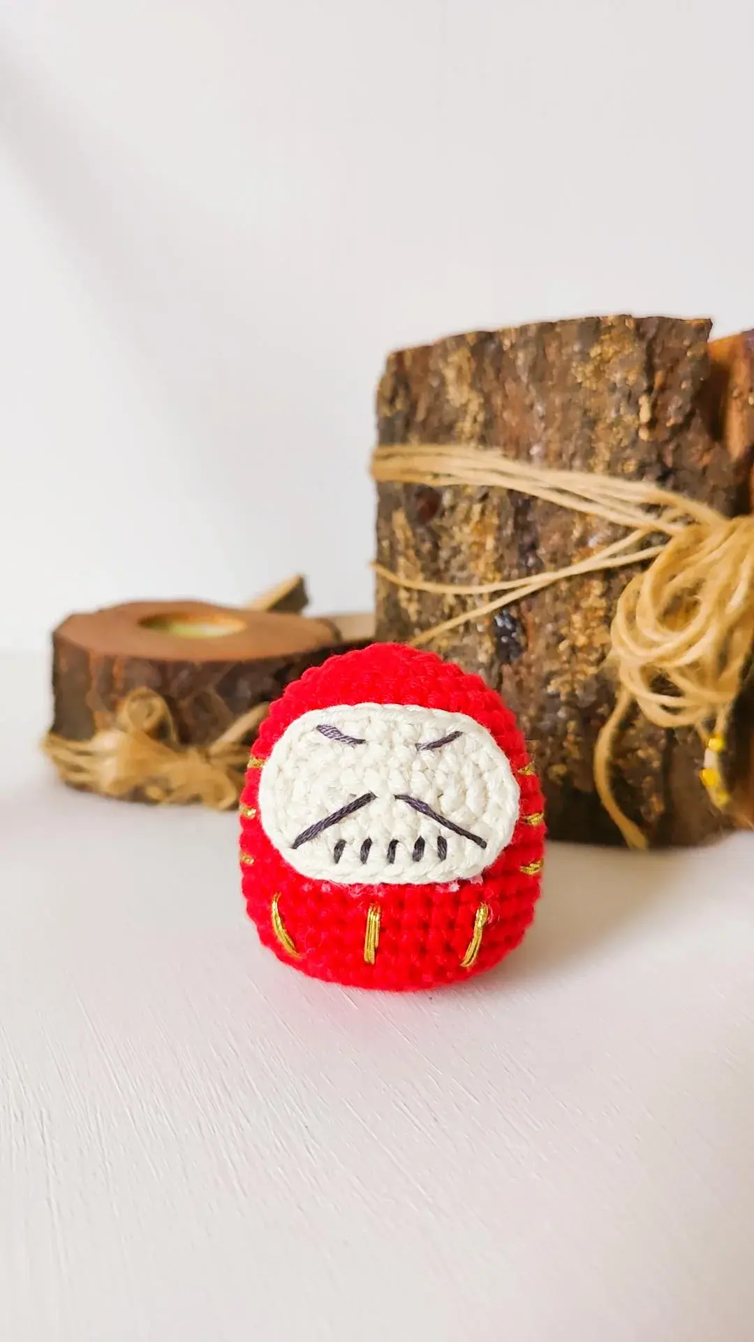 Dario the Daruma Doll "The Goal Guardian" Crochet Pattern - Image 3
