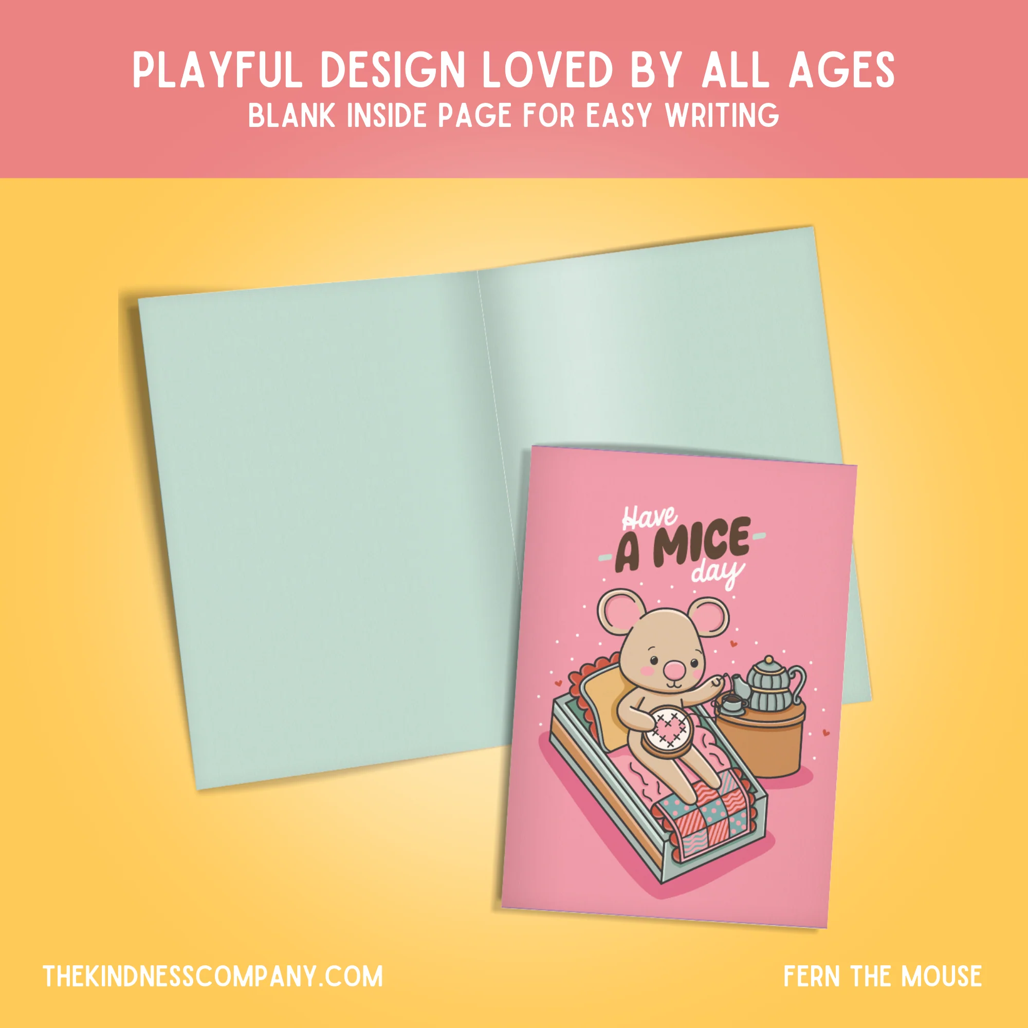 Mouse Crochet Pattern & Matching Card: "Have A Mice Day" - Image 6