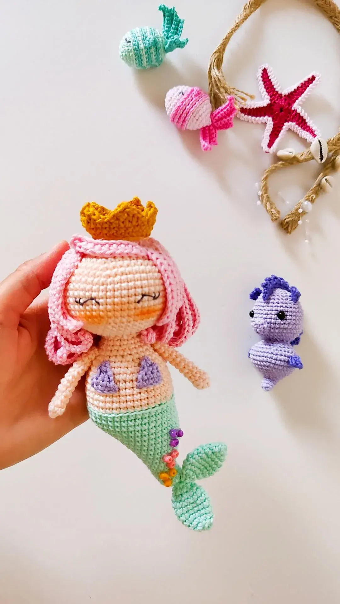 Poppy & Percy Polar Bear Save Atlantis Book & Mermaid Crochet Pattern - Image 3