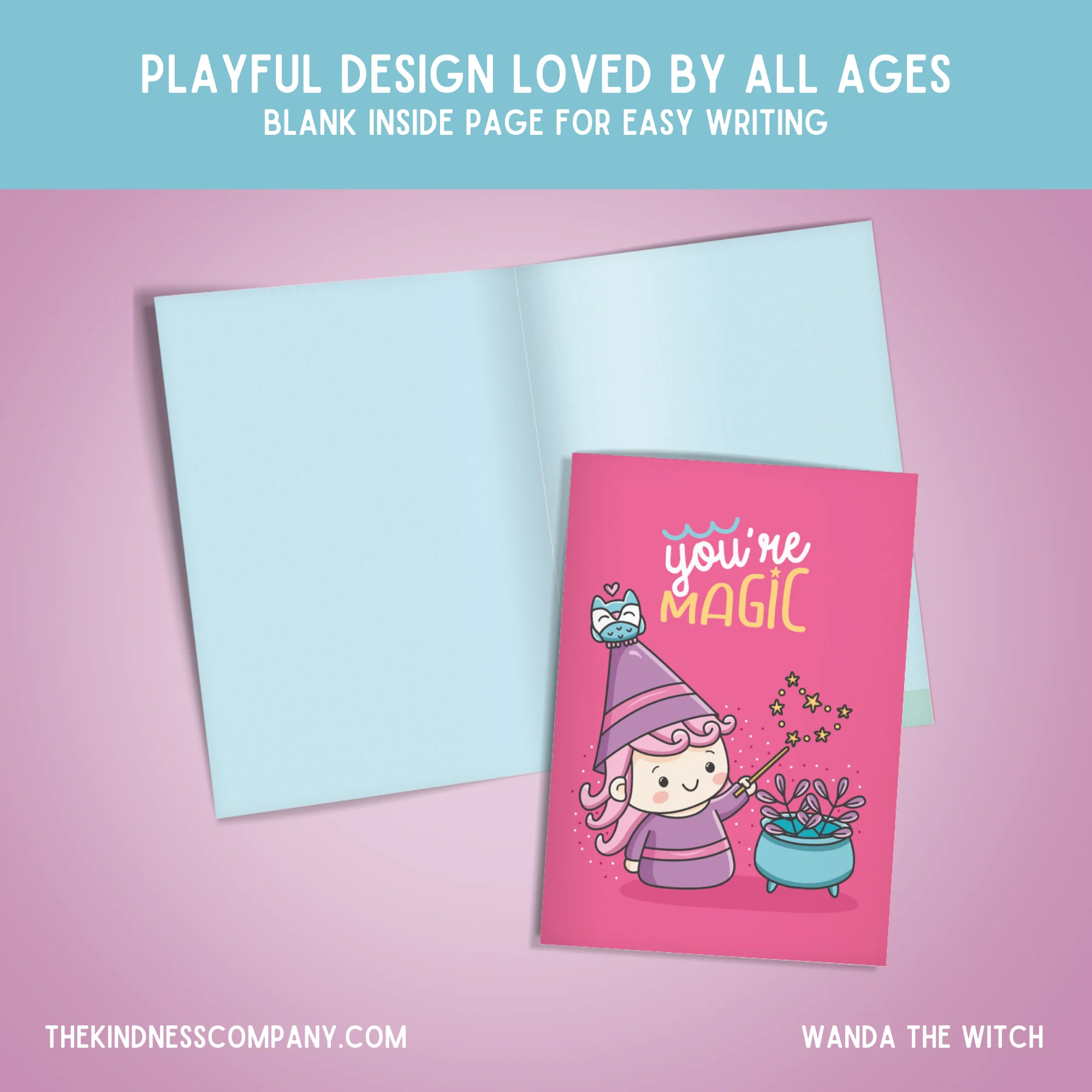 Witch Crochet Pattern & Matching Card: "You're Magic" - Image 6